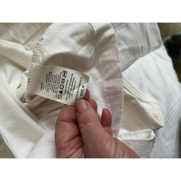 Vtg Women's Detroit Red Wings Hockey White Red T-Shirt 1931 National Anthem Pres - Picture 7 of 9